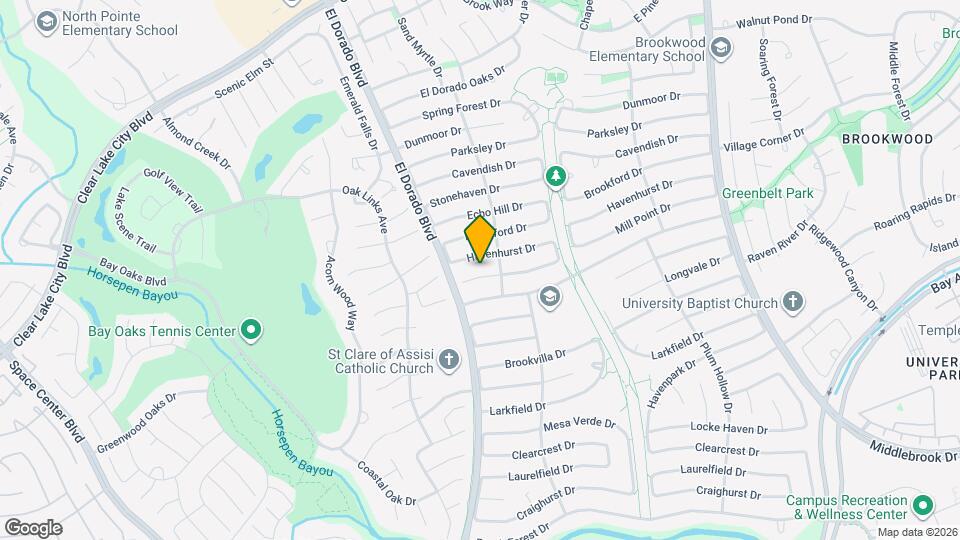 15803 Mill Point Dr Map and Location Details