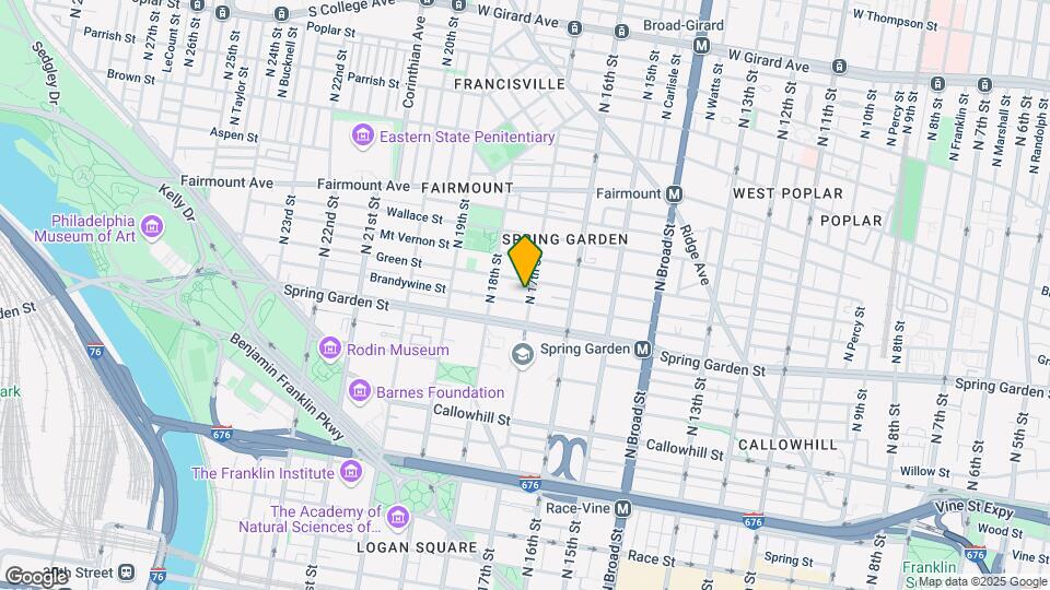 558 N 17th St Map and Location Details