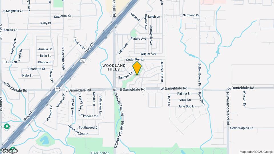1043 Meadow Run Dr Map and Location Details