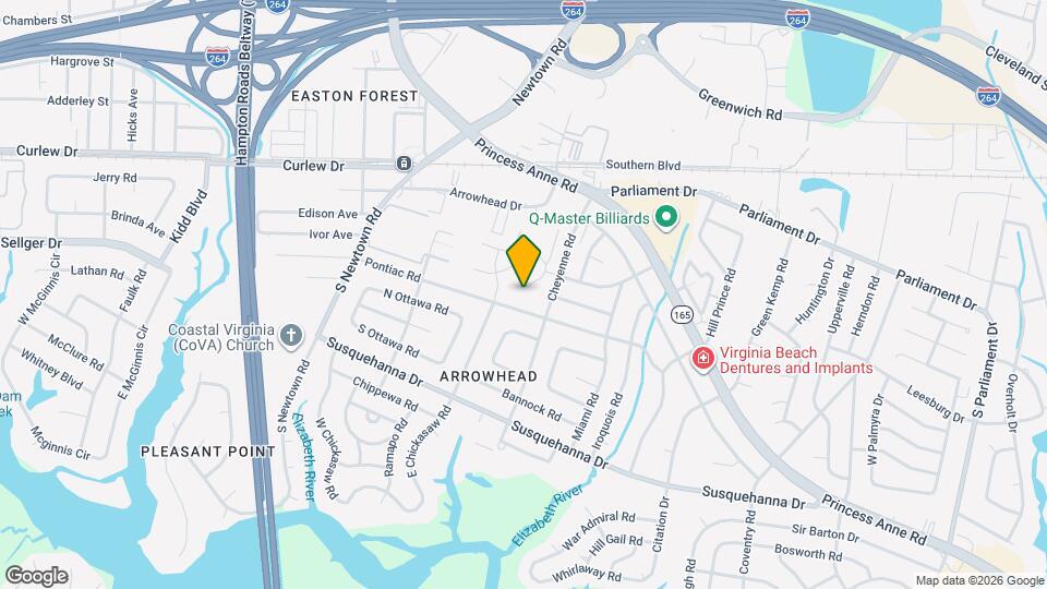 156 S Comanche Cluster Map and Location Details