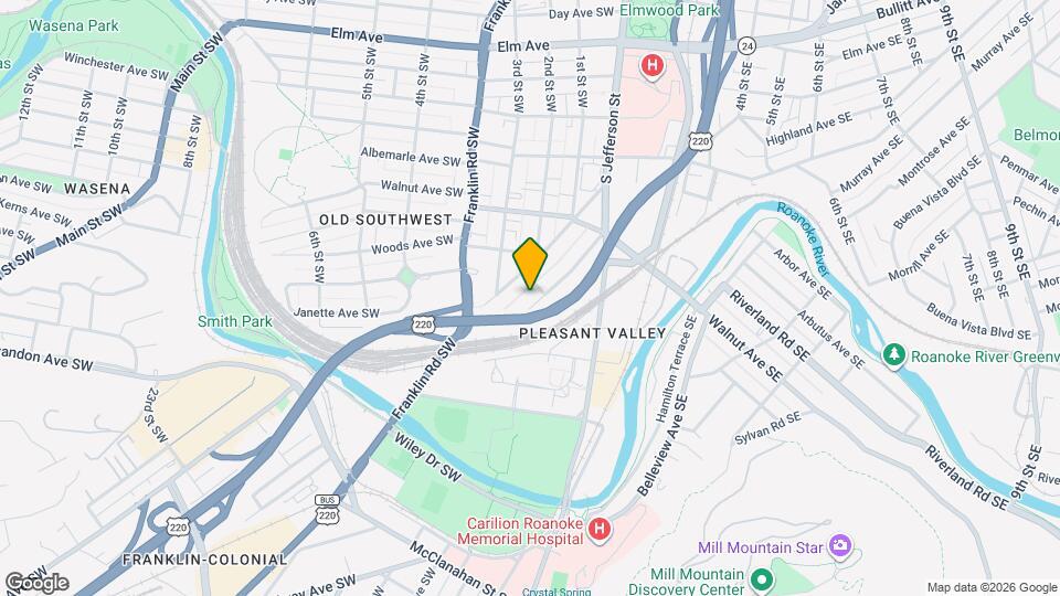 1411 Clarke Ave SW, Unit Apartment 2 Map and Location Details