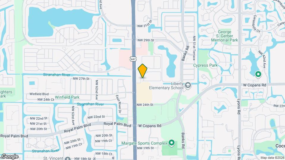 2703 NW 55th Ave Map and Location Details