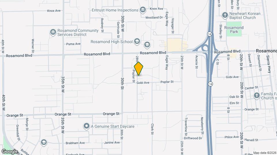 2890 Sycamore Ave Map and Location Details