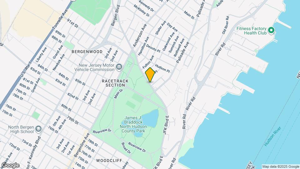 210 Woodcliff Ave-Unit -5D Map and Location Details