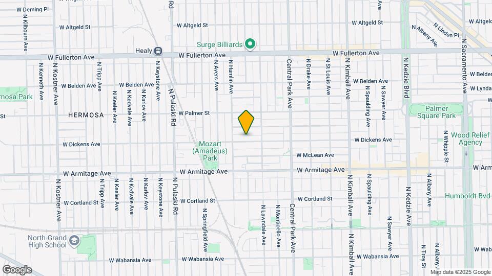 3730 W Dickens Ave Map and Location Details
