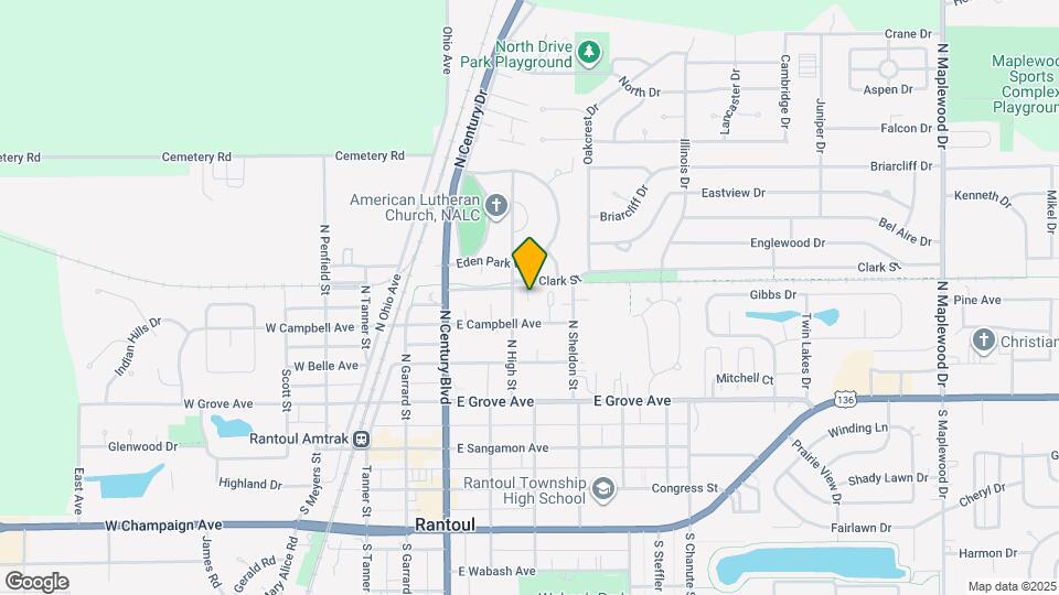 412 E Letchworth Ave Map and Location Details