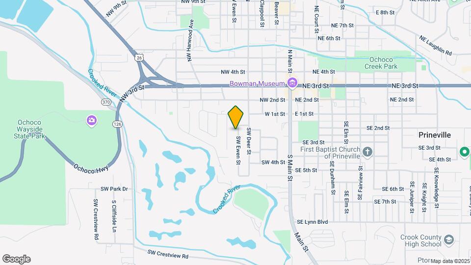 207 SW Ewen St Map and Location Details