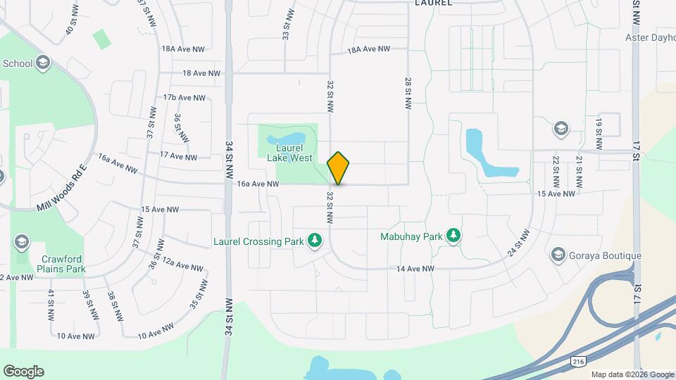 3125-3116 16a Ave NW Map and Location Details