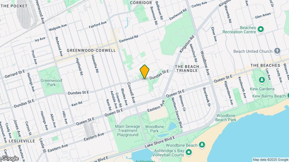 1981 Dundas St E Map and Location Details