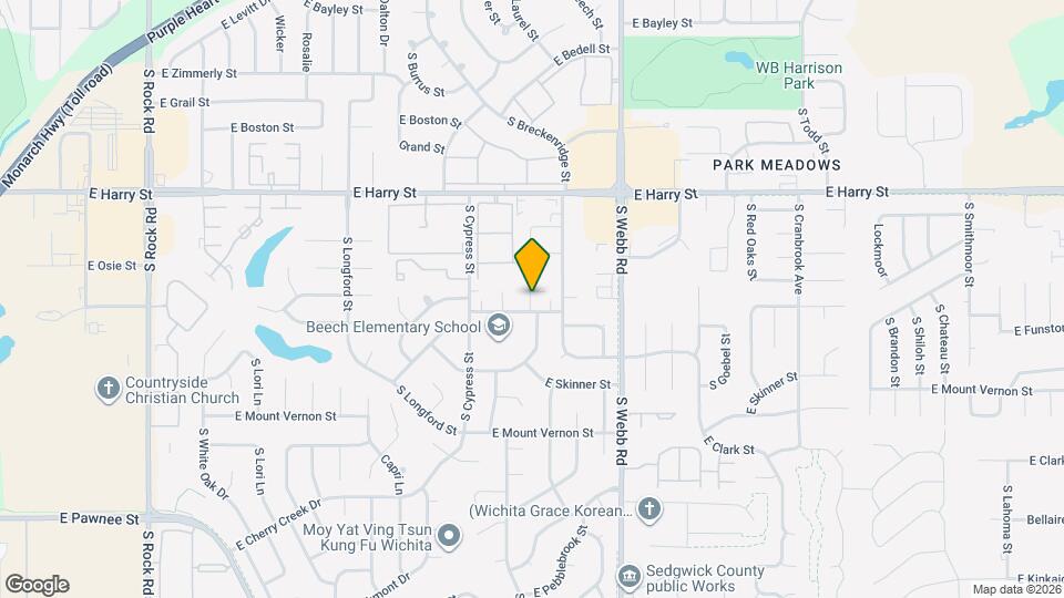 9252 E Funston Ct Map and Location Details