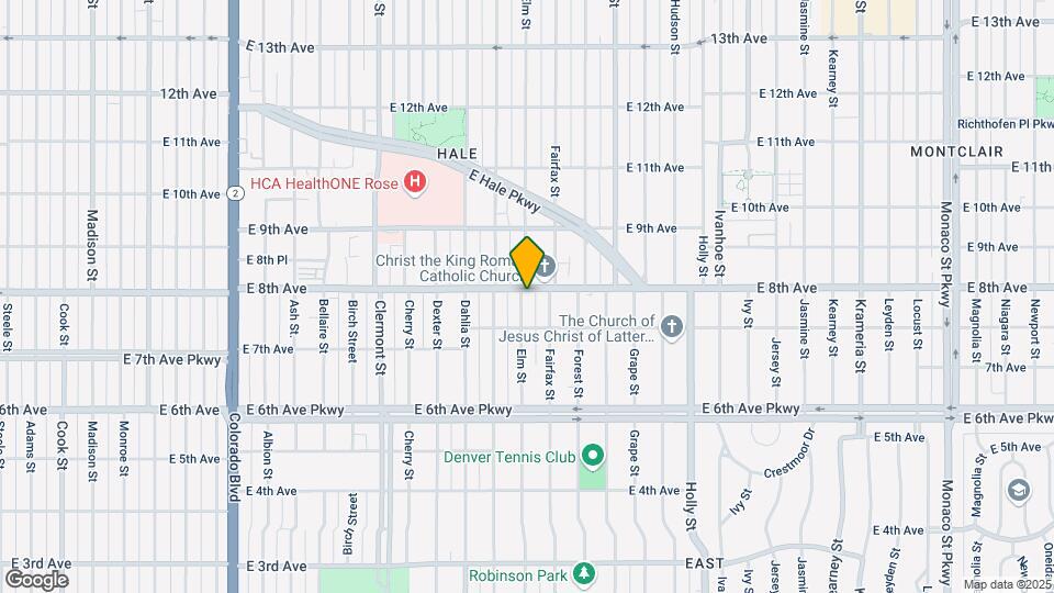 5000-5018 E 8th Ave Mapa y Detalles de la Ubicación