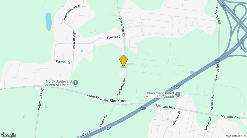 2727 Blackman Rd Map and Location Details