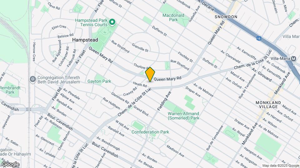 5825 De La Côte-Saint-Luc Ch Map and Location Details