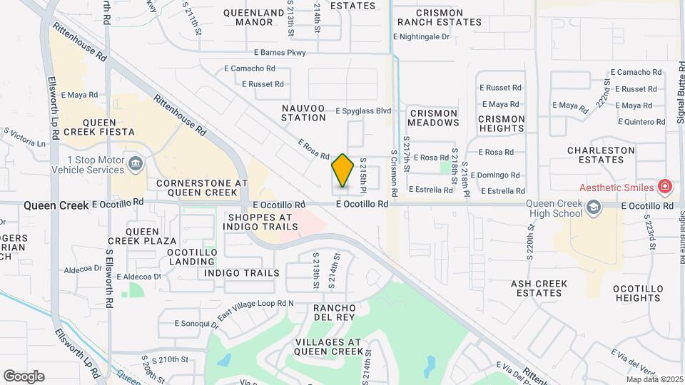 21938 S 215th St Map and Location Details