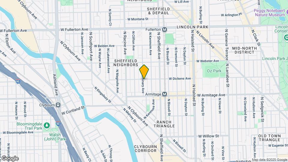 2057 N Seminary Ave Map and Location Details