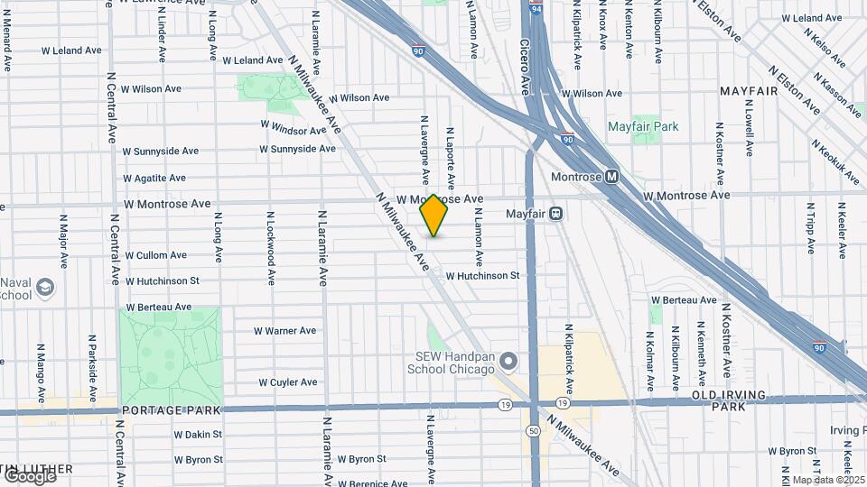 4954 W Cullom Ave Map and Location Details
