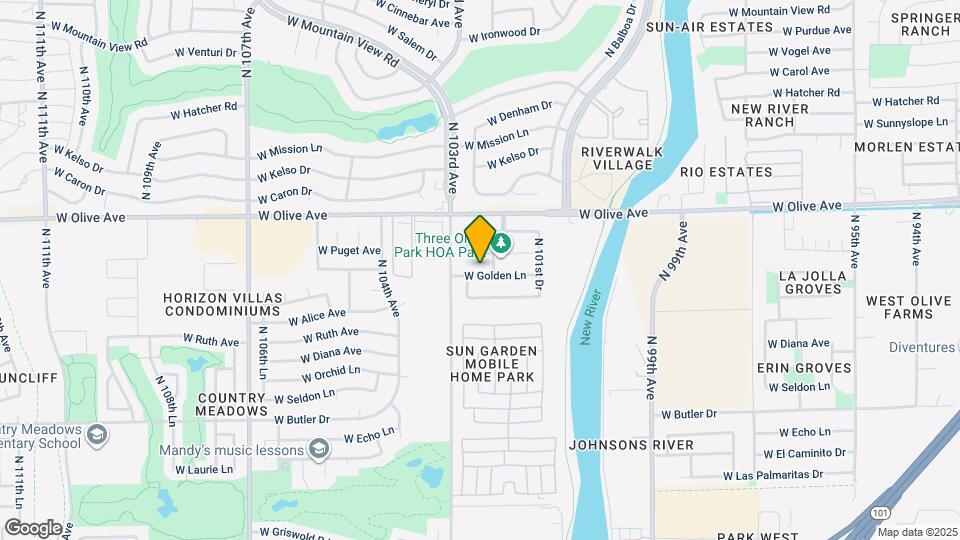 10244 W Golden Ln Map and Location Details