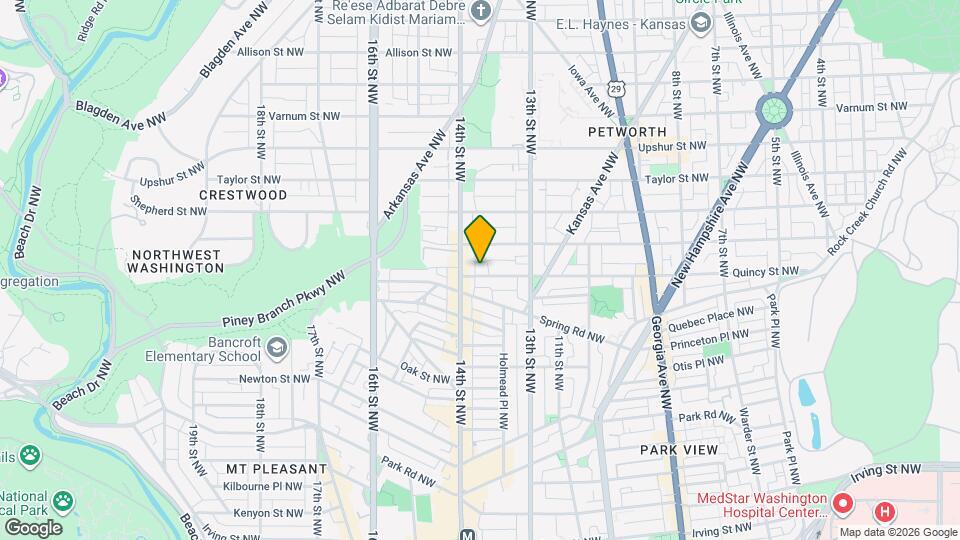 1373 Quincy St NW Map and Location Details