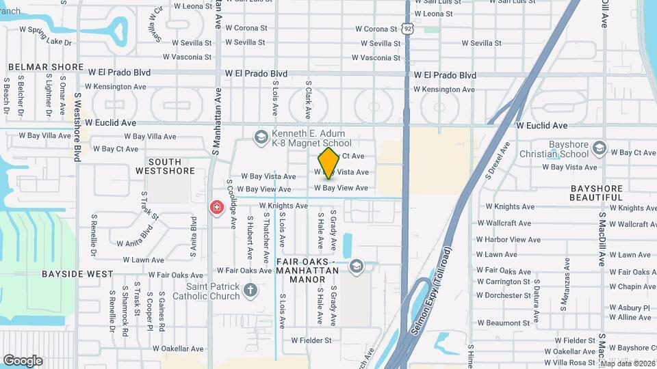 3925 W Bay View Ave Map and Location Details