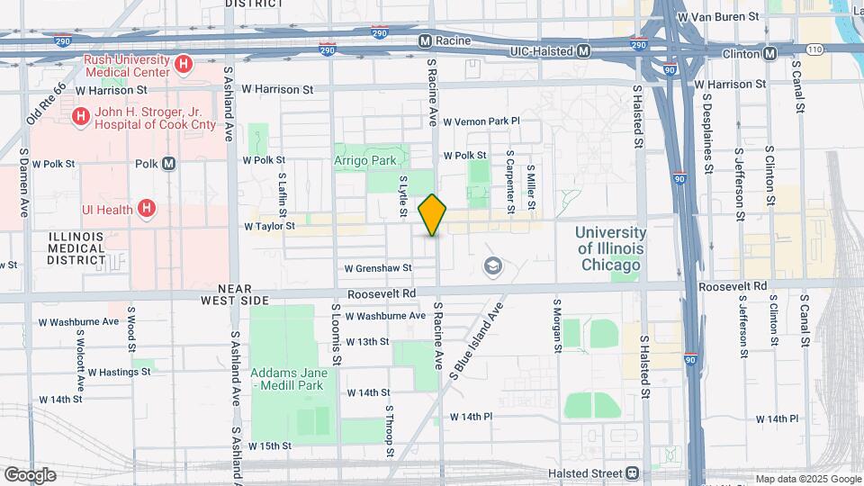 1022 S Racine Ave Map and Location Details