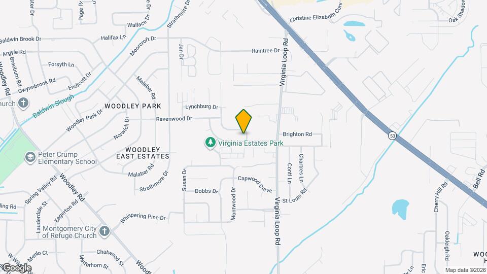 3137 Fredricksburg Dr Map and Location Details