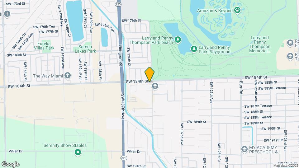 13623 SW 184th Ter Map and Location Details