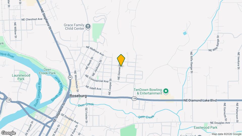 667 NE Denver St Map and Location Details