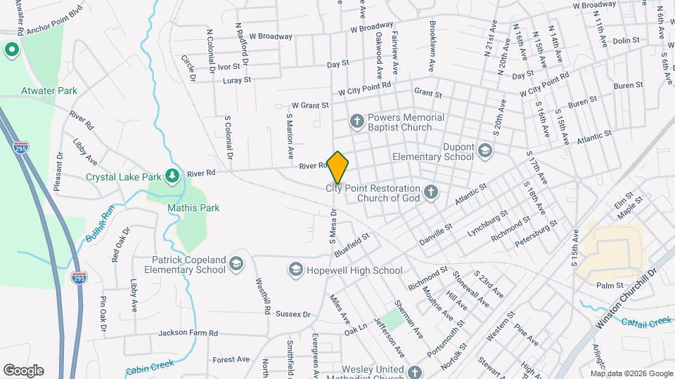 221 S Mesa Dr Map and Location Details