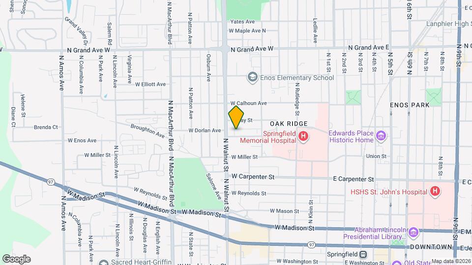 635 W Herndon St Map and Location Details