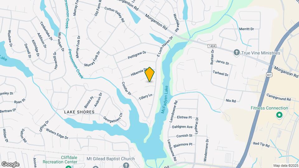 5808 Badin Ct Map and Location Details