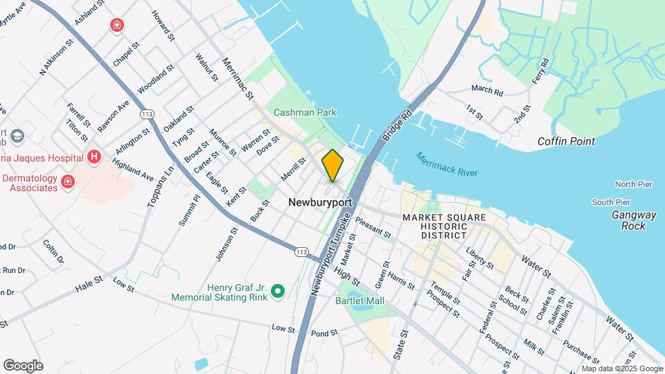 129 Merrimac St Map and Location Details