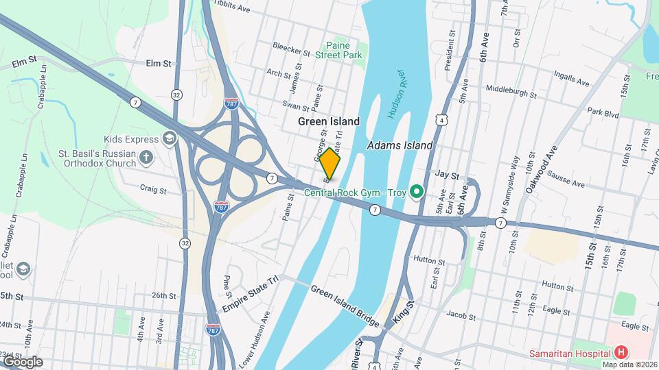 61 Hudson Ave, Unit 2nd floor Map and Location Details