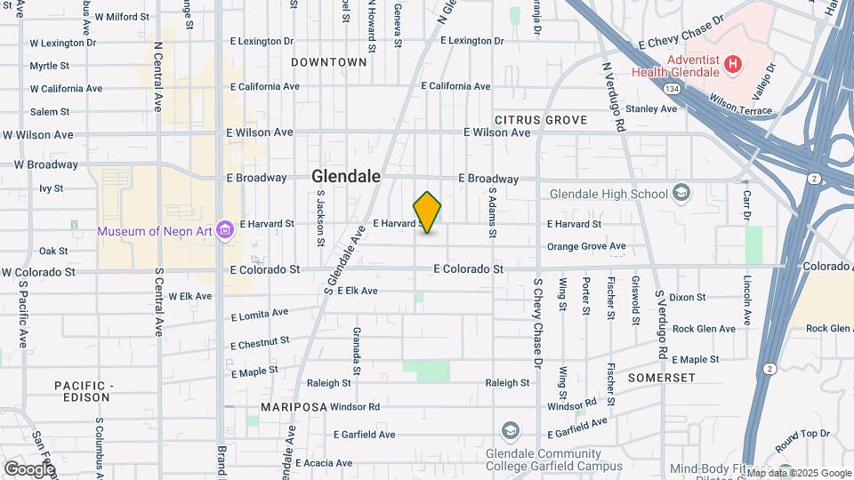 Orange Grove Apartments Map and Location Details