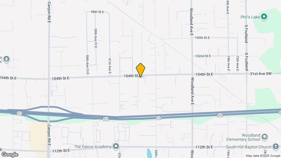 6406-6404 104th St E Map and Location Details