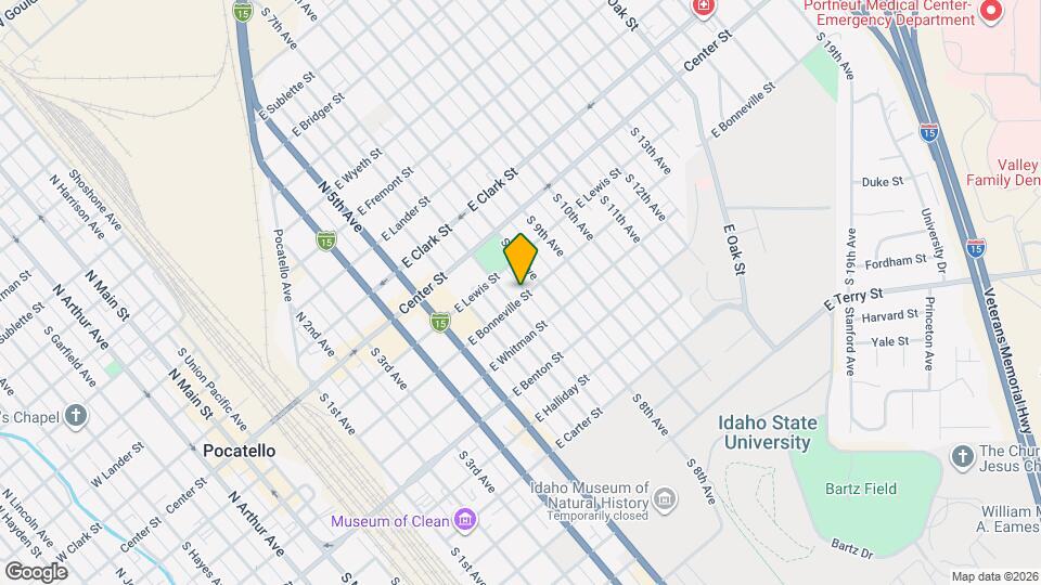 824 E Bonneville St Map and Location Details
