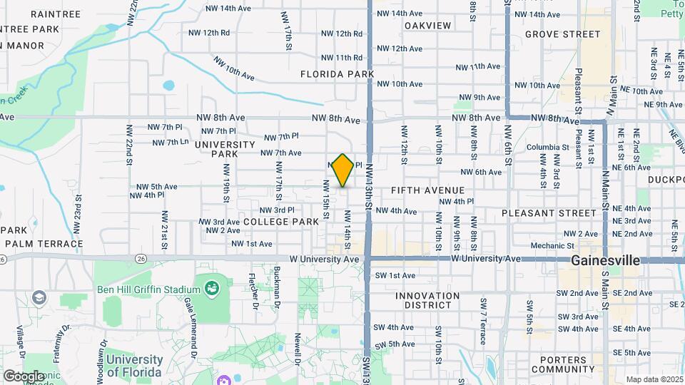 1405 NW 5th Ave Map and Location Details