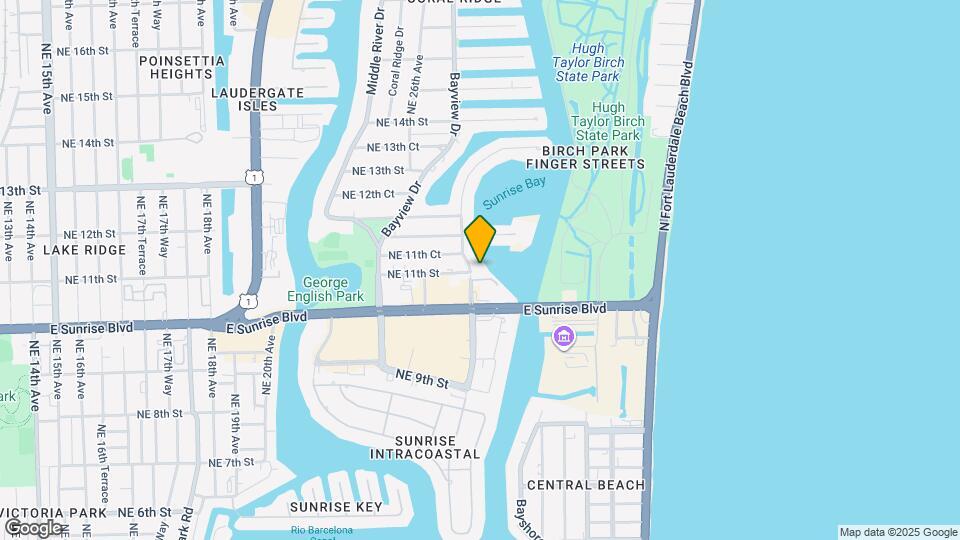 1050 Seminole Dr Map and Location Details