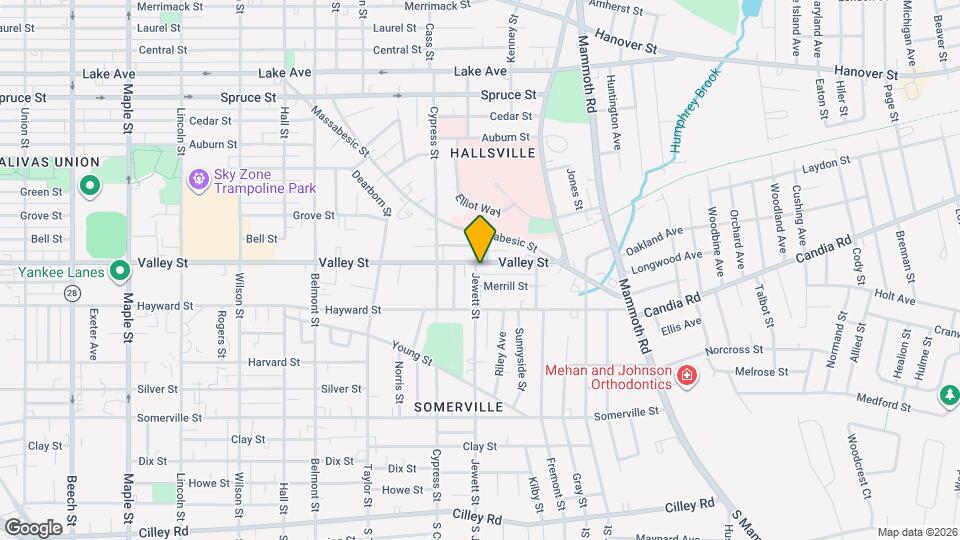 981 Valley St, Unit Apt. #3F Mapa y Detalles de la Ubicación