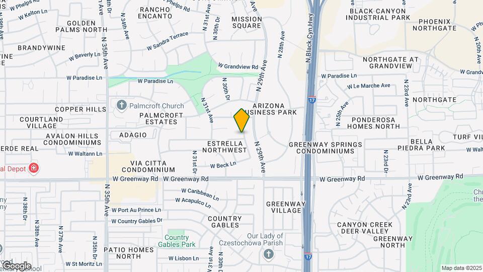 3002 W Waltann Ln Map and Location Details