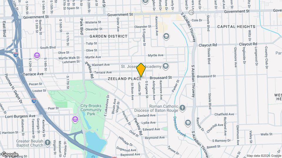 1411 Letitia St Map and Location Details