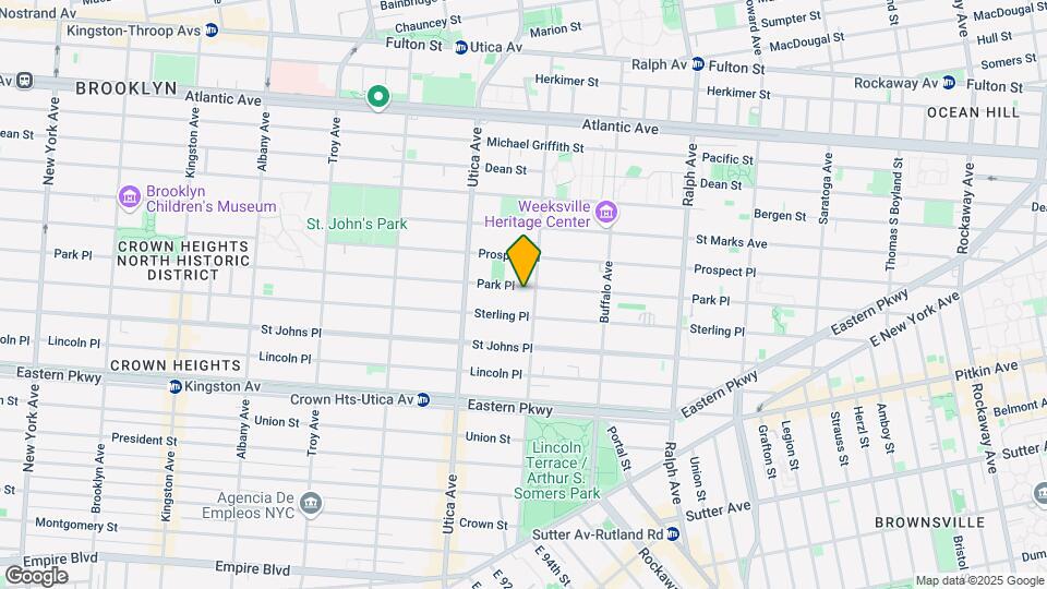 1480 Park Pl Map and Location Details