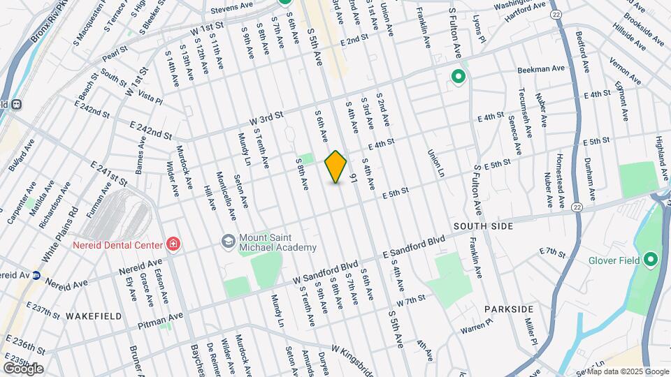 340 S 6th Ave-Unit -1A Map and Location Details