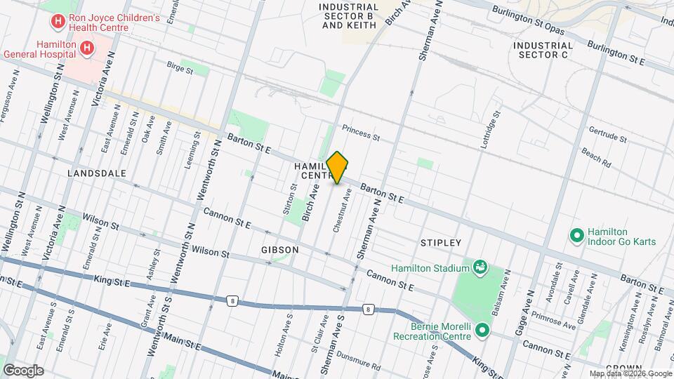 172 Gibson Ave Map and Location Details