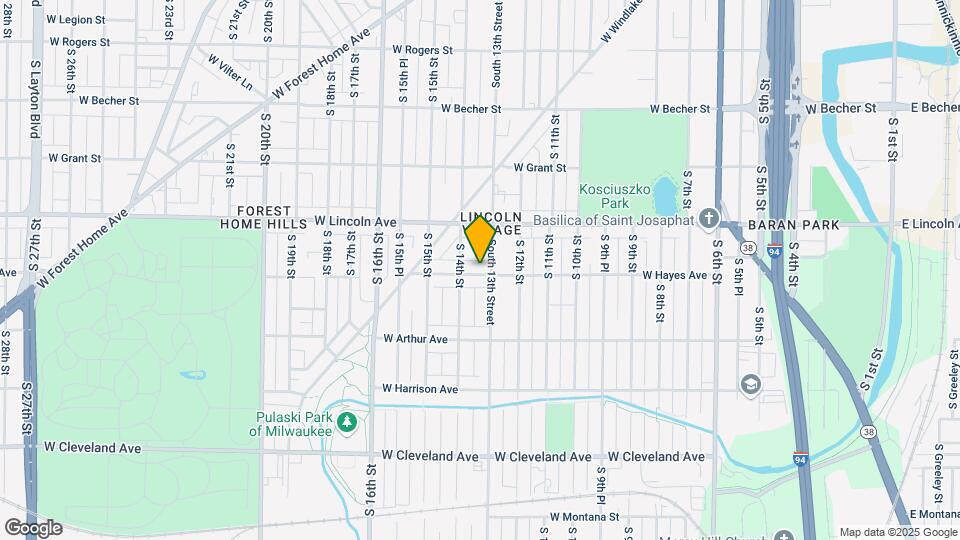 1314 W Hayes Ave Mapa y Detalles de la Ubicación