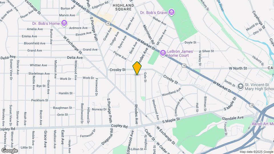 145 Rhodes Ave Map and Location Details