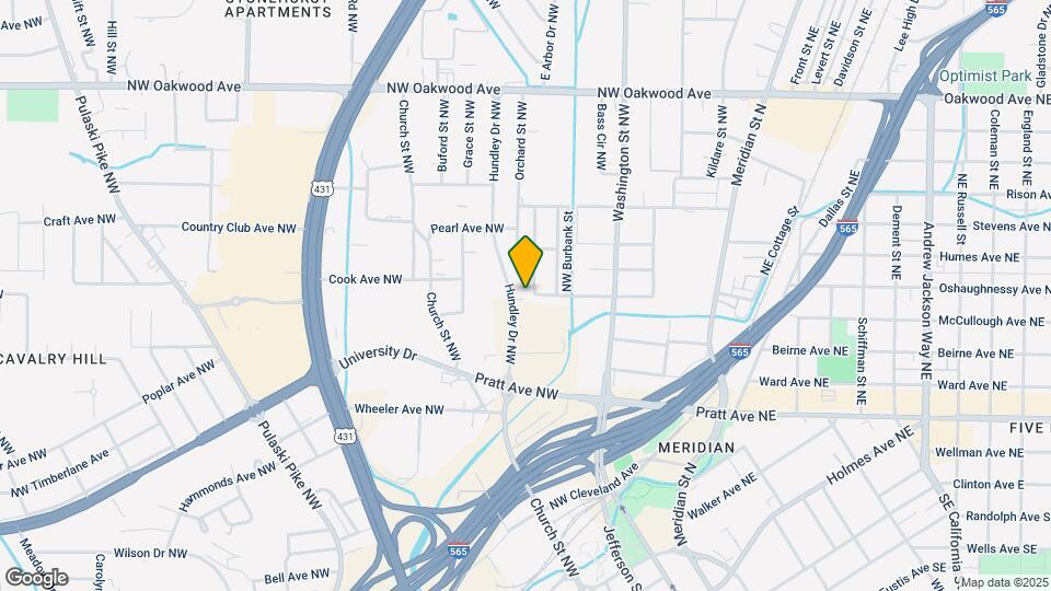800 Hundley Dr NW Map and Location Details