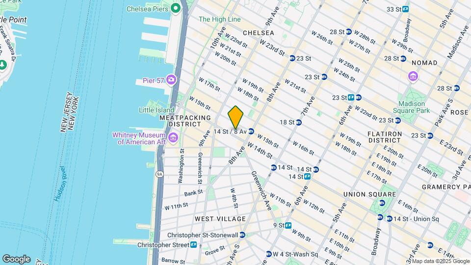 319 W 14th St Map and Location Details
