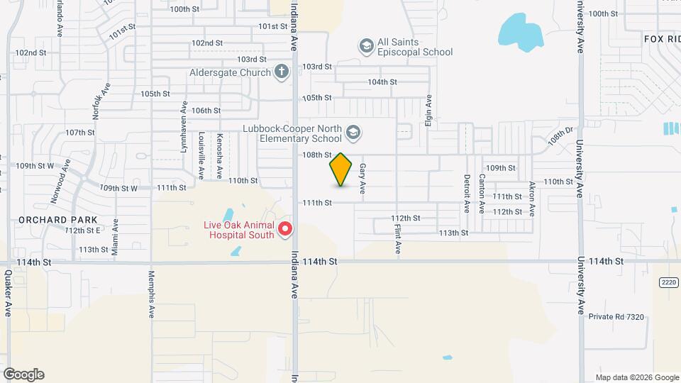 3211 110th St Map and Location Details