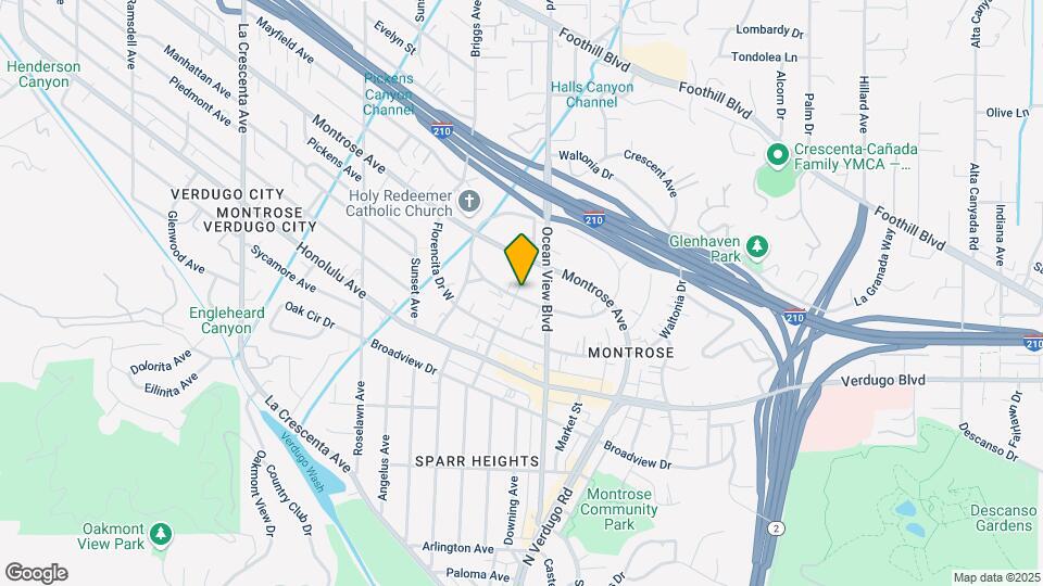 2321 Mira Vista Ave Map and Location Details