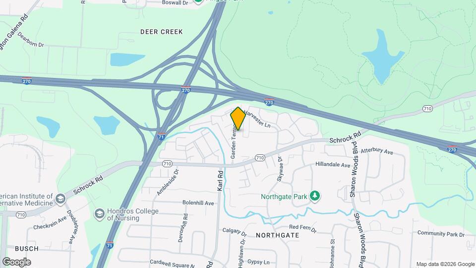 6856 Garden Terrace Rd, Unit 6856 Garden Terrace Road, Mapa y Detalles de la Ubicación